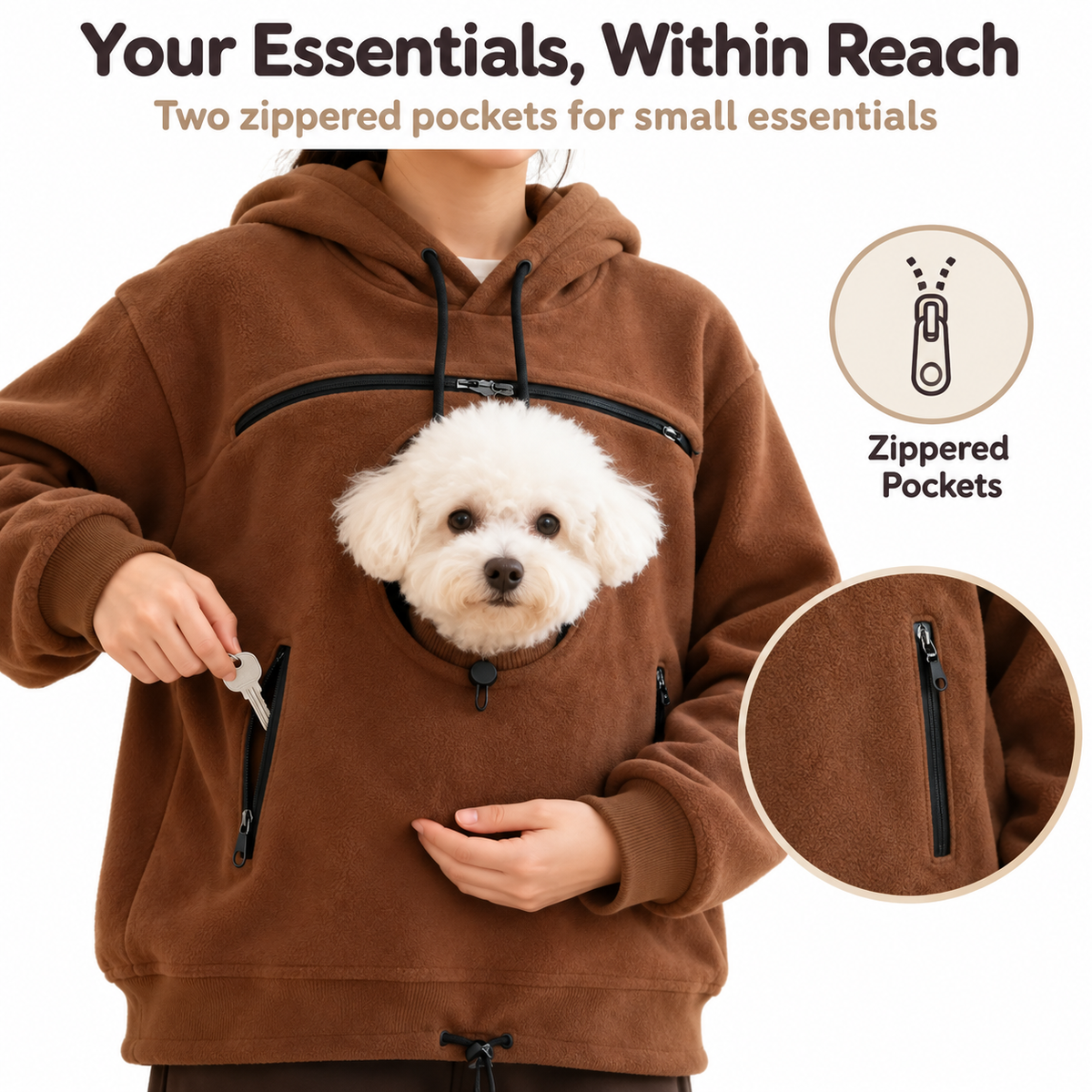 Dog-Carrying Hoodie