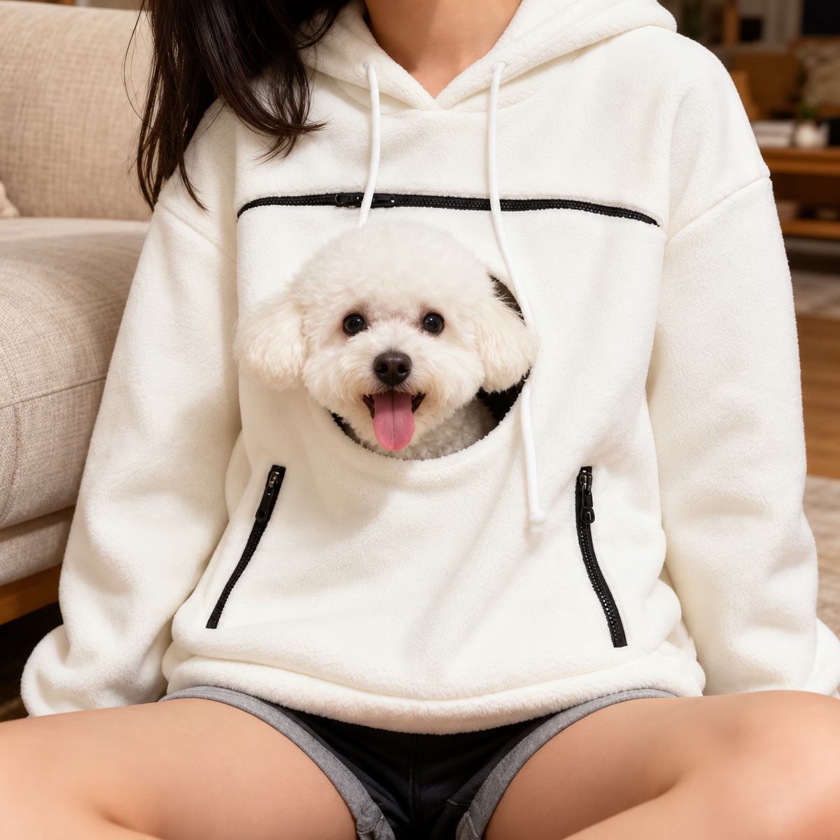 Dog-Carrying Hoodie